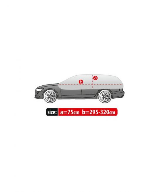 Schutzplane OPTIMIO für Autofenster und Autodach Volkswagen  Fox 255-275 cm